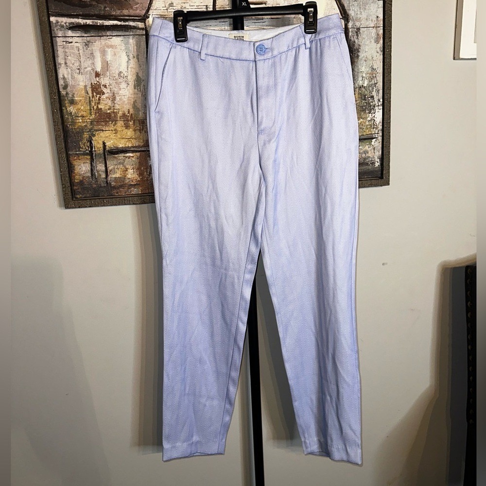 NWT Scotch & Soda Lowry Summer Edition Slim Fit Size 29 Light Blue Women's Pants